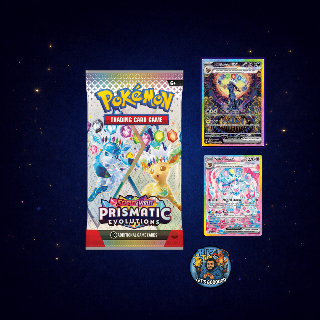 POKÉMON TCG Scarlet &amp; Violet Prismatic Evolutions Single Pack