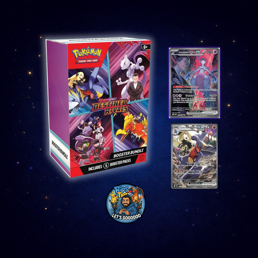 POKEMON SCARLET &amp; VIOLET - DESTINED RIVALS BOOSTER BUNDLE (6 PACKS)