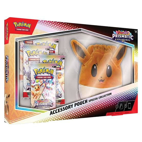 POKEMON TCG Scarlet & Violet Prismatic Evolutions Accessory Pouch
