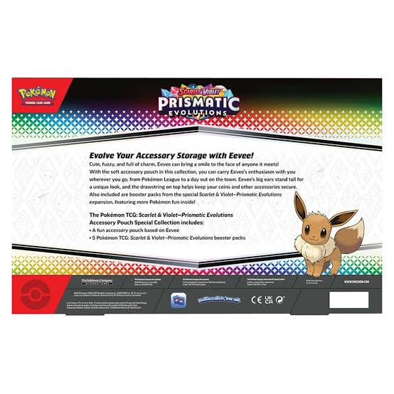 POKEMON TCG Scarlet & Violet Prismatic Evolutions Accessory Pouch