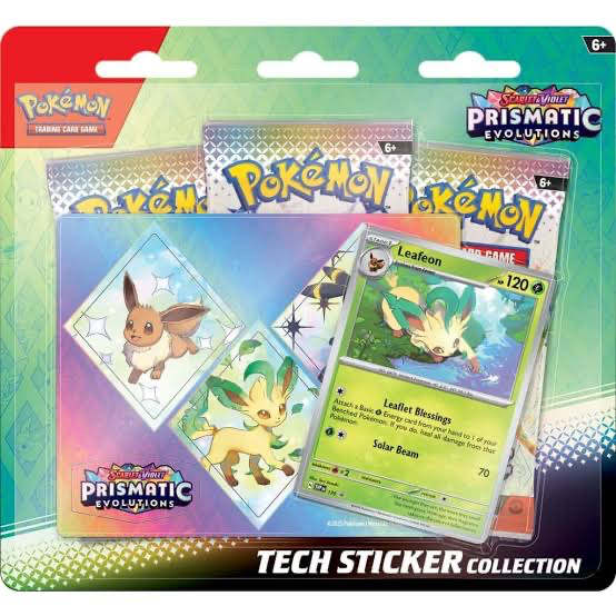 Pokémon TCG: Scarlet & Violet—Prismatic Evolutions Tech Sticker Collection
