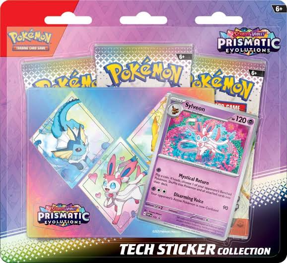 Pokémon TCG: Scarlet & Violet—Prismatic Evolutions Tech Sticker Collection