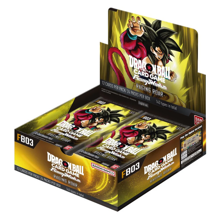 Raging Roar FB03 Booster Box Dragon Ball Super Fusion World