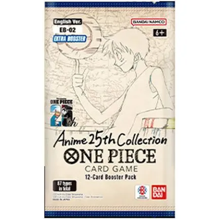 ONE PIECE CARD GAME [EB-02] ANIME 25TH COLLECTION EXTRA BOOSTER PACK